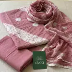 Needle Bandhani Tie and Die Cotton Suit