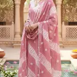 Needle Bandhani Tie and Die Cotton Suit