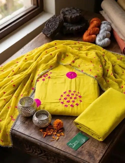 Bandhani Cotton Suit